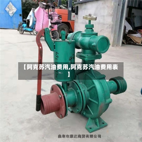 【阿克苏汽油费用,阿克苏汽油费用表】-第2张图片