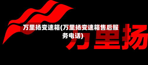 万里扬变速箱(万里扬变速箱售后服务电话)