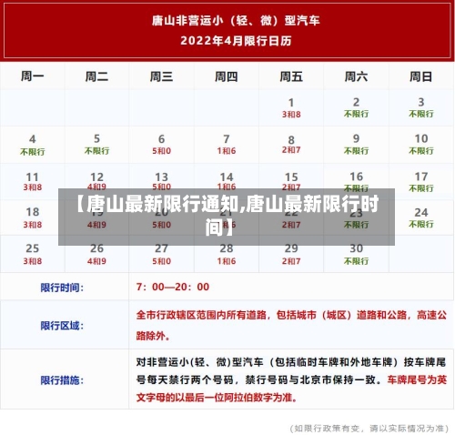 【唐山最新限行通知,唐山最新限行时间】-第3张图片