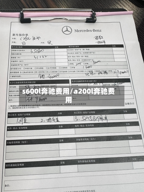 s600l奔驰费用/a200l奔驰费用-第2张图片