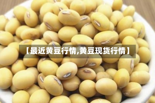 【最近黄豆行情,黄豆现货行情】-第2张图片