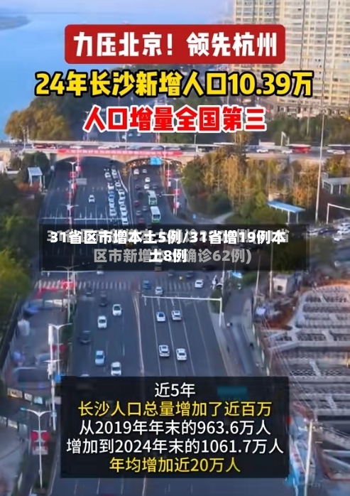 31省区市增本土5例/31省增19例本土8例