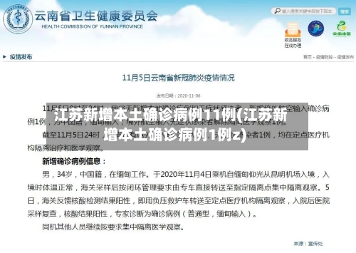江苏新增本土确诊病例11例(江苏新增本土确诊病例1例z)-第3张图片