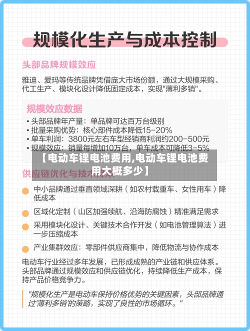 【电动车锂电池费用,电动车锂电池费用大概多少】-第3张图片