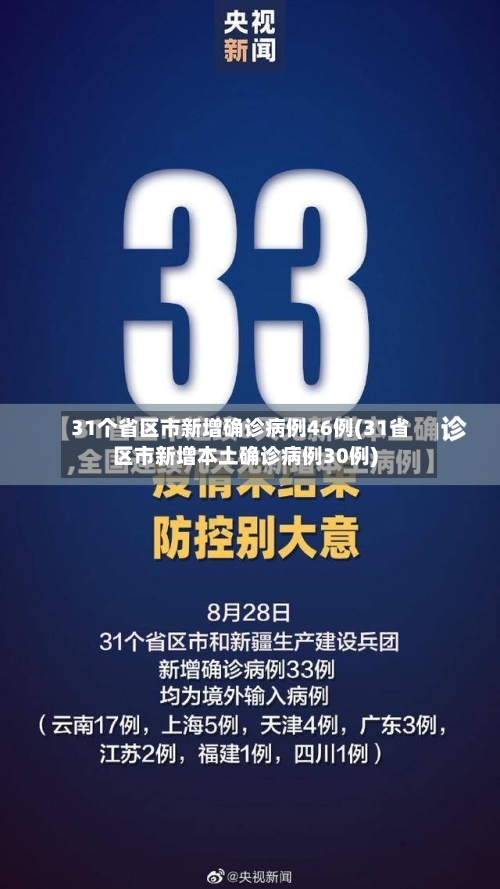 31个省区市新增确诊病例46例(31省区市新增本土确诊病例30例)-第2张图片