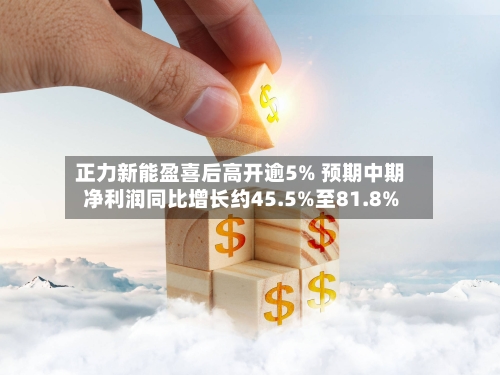 正力新能盈喜后高开逾5% 预期中期净利润同比增长约45.5%至81.8%-第1张图片