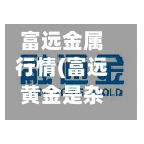 富远金属行情(富远黄金是杂牌还是名牌知乎)-第2张图片