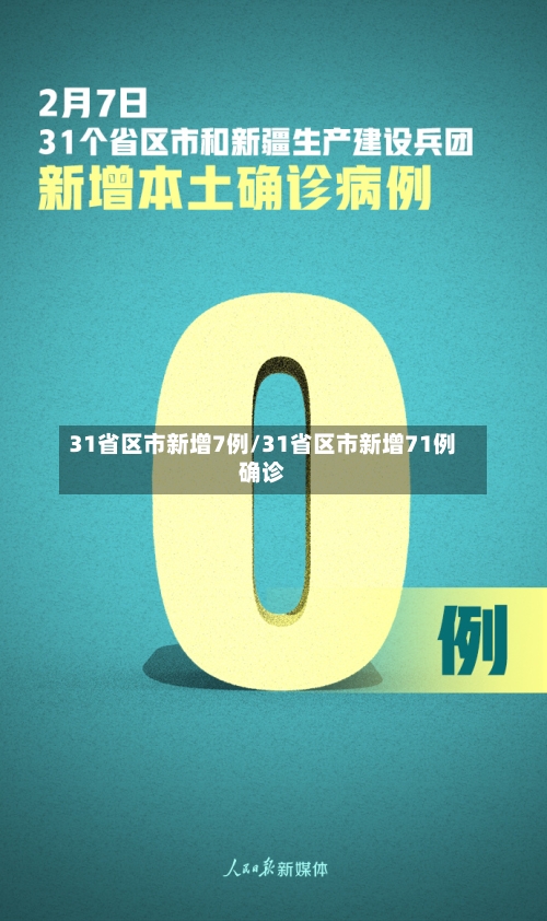 31省区市新增7例/31省区市新增71例确诊-第2张图片