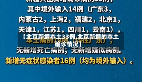 【北京新增本土33例,北京新增的本土确诊情况】