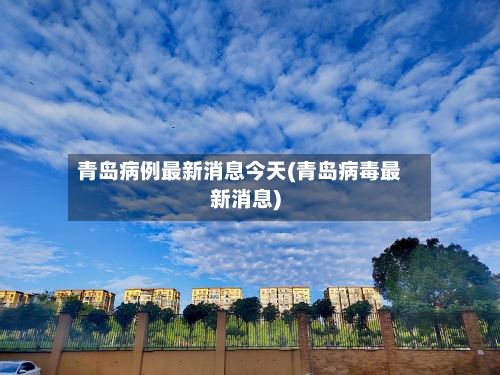 青岛病例最新消息今天(青岛病毒最新消息)-第3张图片