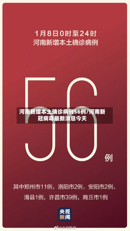 河南新增本土确诊病例56例/河南新冠病毒最新消息今天-第3张图片