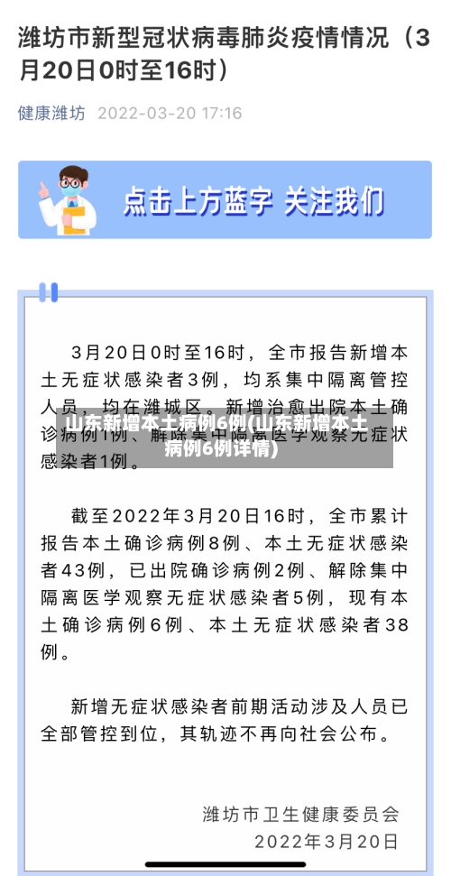 山东新增本土病例6例(山东新增本土病例6例详情)-第2张图片