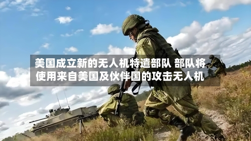 美国成立新的无人机特遣部队 部队将使用来自美国及伙伴国的攻击无人机