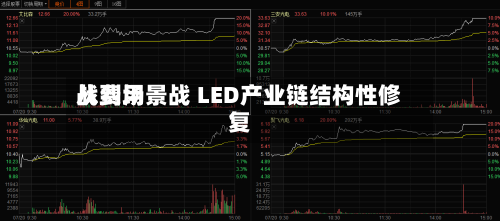 从费用战到场景战 LED产业链结构性修复-第2张图片