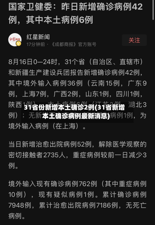 31省份新增本土确诊2例(31省新增本土确诊病例最新消息)-第2张图片