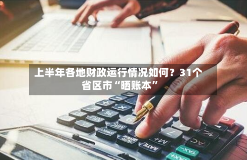 上半年各地财政运行情况如何？31个省区市“晒账本”