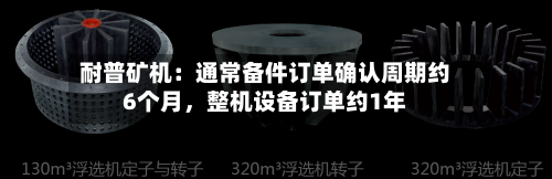 耐普矿机：通常备件订单确认周期约6个月，整机设备订单约1年-第1张图片