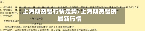 上海期货铝行情走势/上海期货铝的最新行情-第2张图片