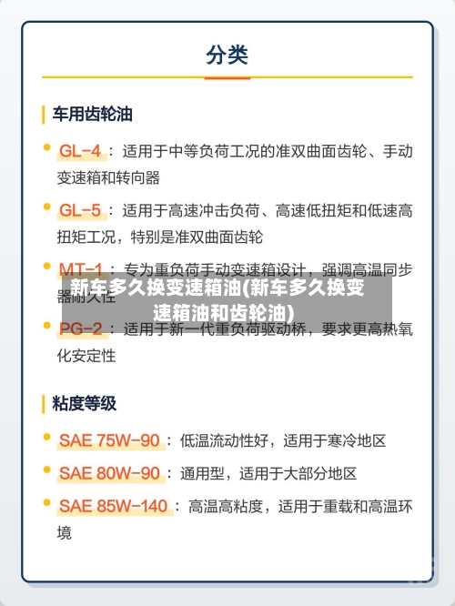 新车多久换变速箱油(新车多久换变速箱油和齿轮油)