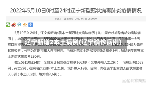 辽宁新增2本土病例(辽宁确诊病例)