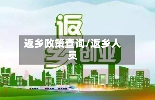 返乡政策查询/返乡人员-第2张图片