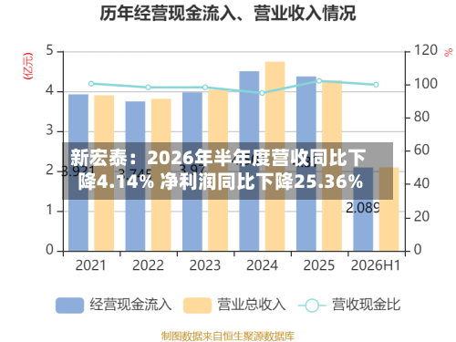 新宏泰：2026年半年度营收同比下降4.14% 净利润同比下降25.36%-第2张图片