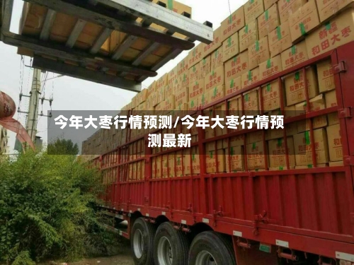 今年大枣行情预测/今年大枣行情预测最新-第2张图片