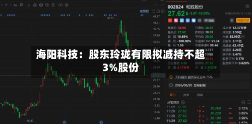 海阳科技：股东玲珑有限拟减持不超3%股份